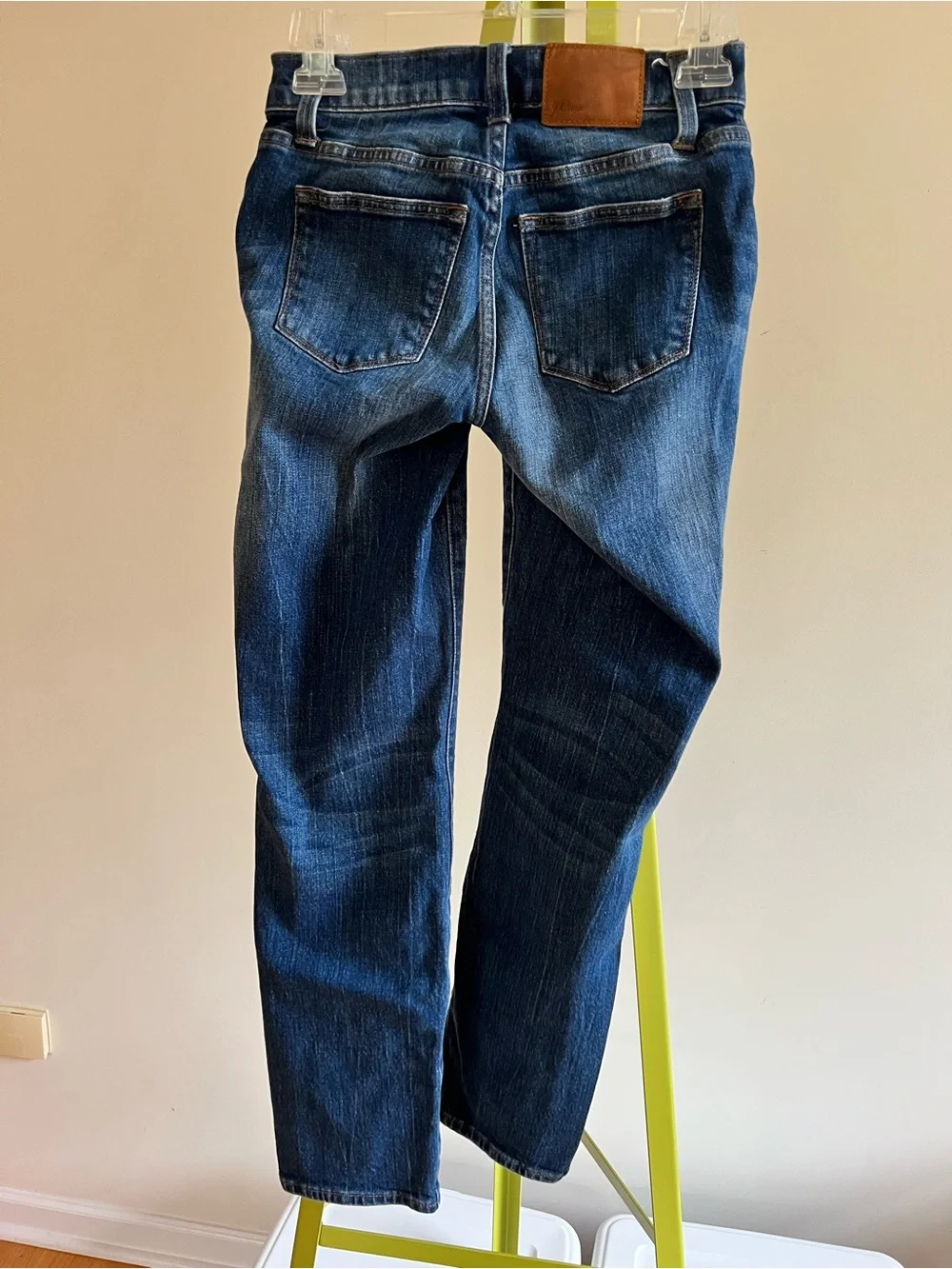 J. Crew Maternity Slim Broken-In Boyfriend Jeans - Blue Denim size 24 (short in)